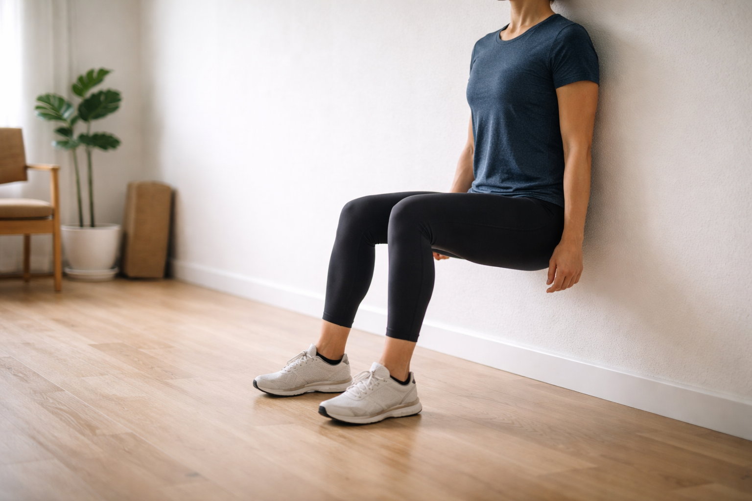 Wall sit: teknik, fordele og programmering (hvor længe og hvor ofte?)